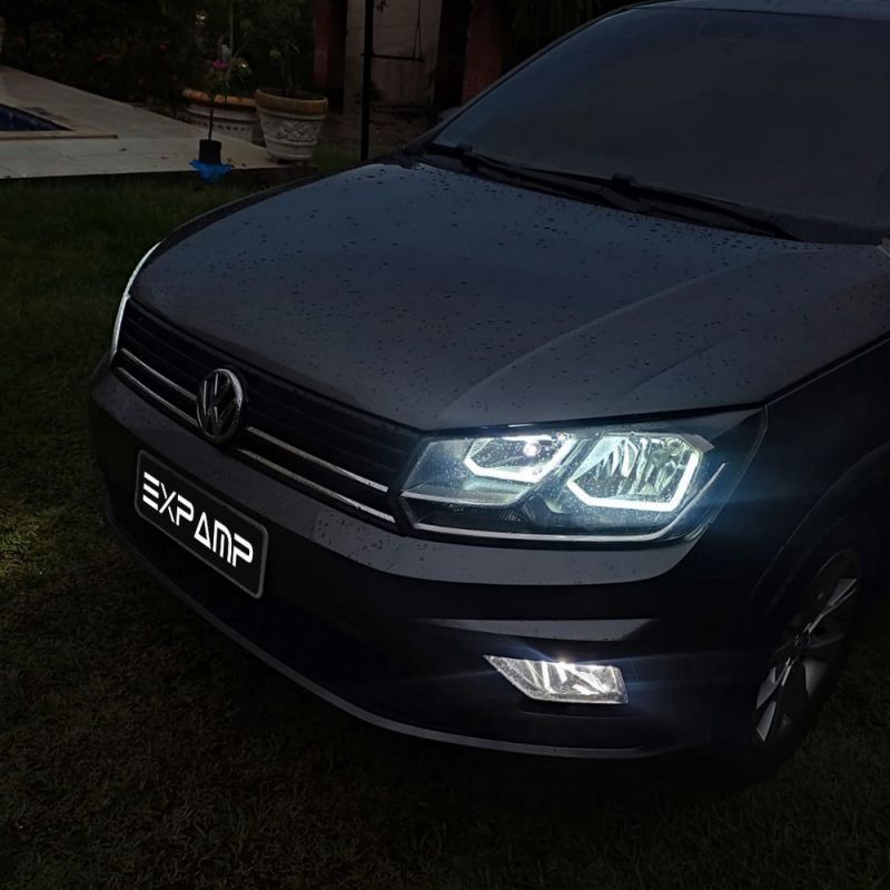 Angel Eyes Expamp Led Drl P Voyage Saveiro Gol G G Em Promo O Na