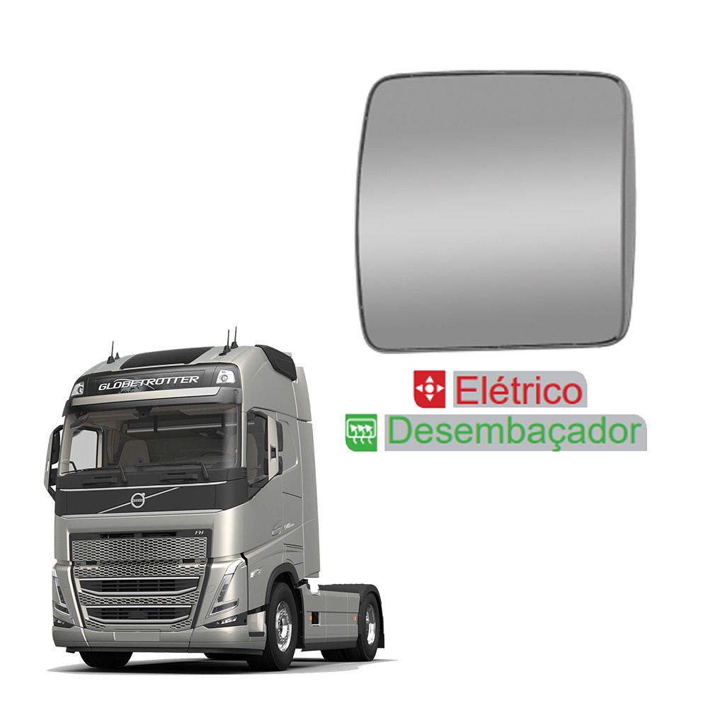 Espelho Auxiliar Volvo Fh C Desemba Ador El Trico No Shoptime