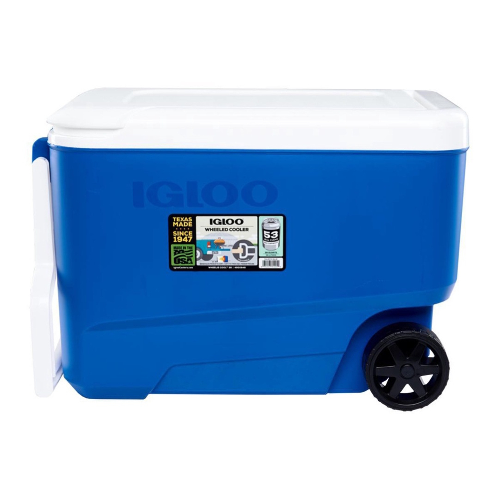 Caixa T Rmica Cooler Litros Igloo Wheelie Cool Qt Azul No Shoptime