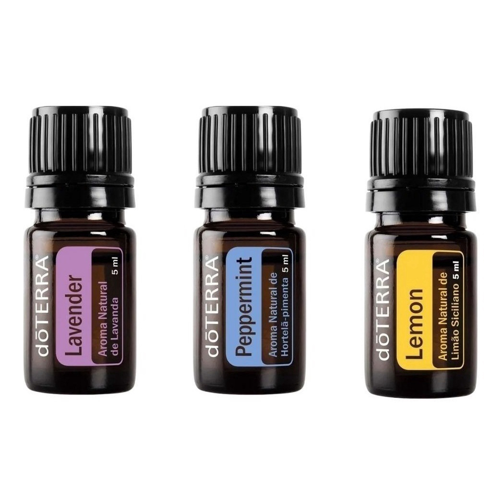 Kit Apresenta O Doterra Leos Lavanda Peppermint E Lemon