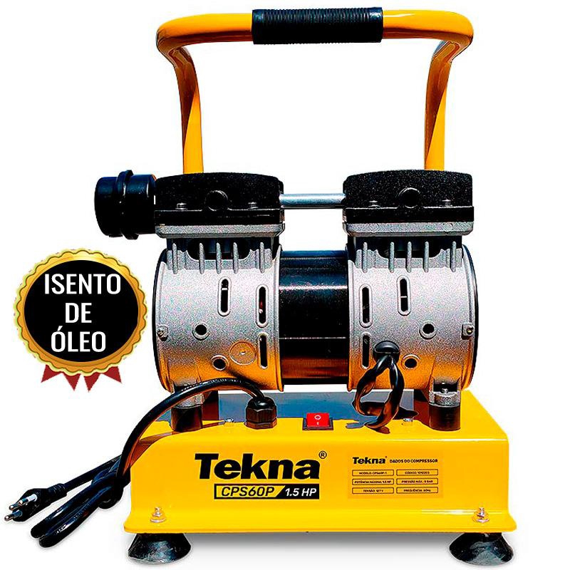 Compressor Ar Direto Para Poço Artesiano 1 5HP Isento de Óleo 220V