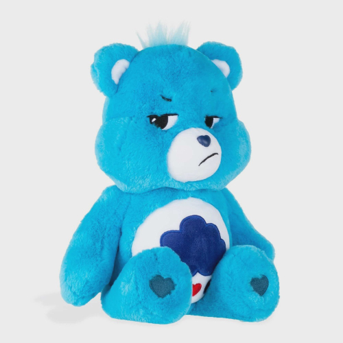 Pelúcia Ursinhos Carinhosos Care Bears Zangadinho Azul 34cm Original