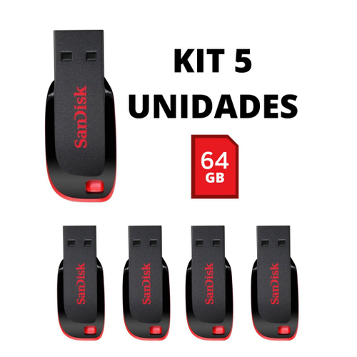 Pen Drive Sandisk Cruzer Blade Original Embalagem Lacrada L Mina Cz