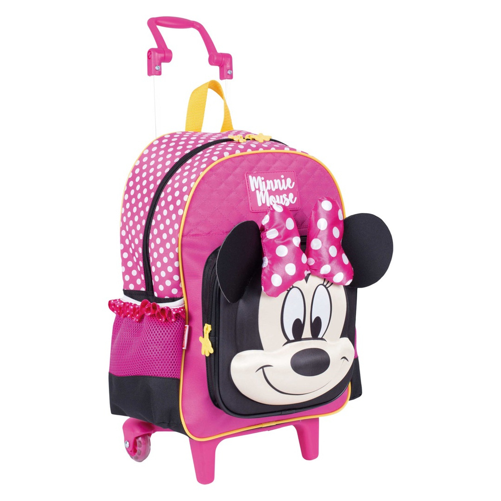 Mochila De Rodinhas Minnie Mouse Grande Y Original Sestini No Shoptime