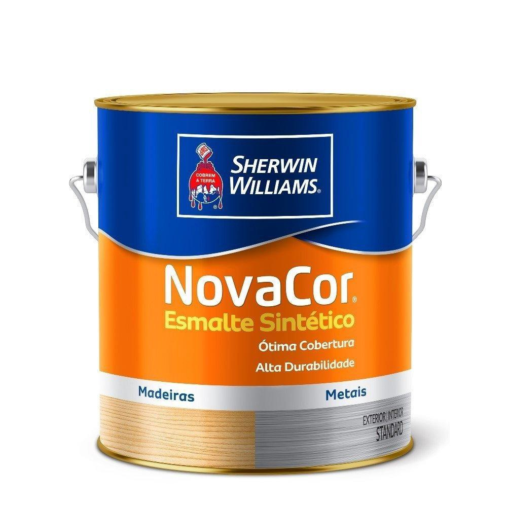 Tinta Esmalte Preto Fosco Novacor 3 6L Sherwin Williams Submarino