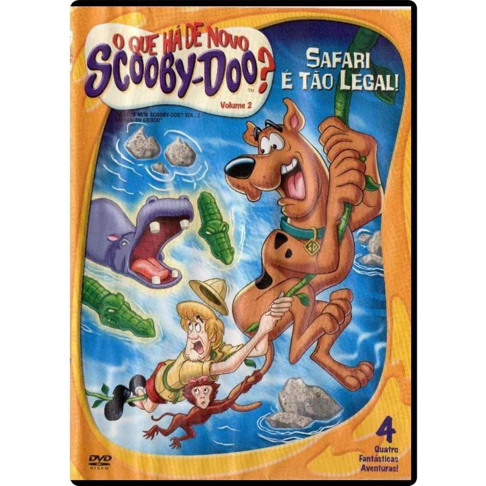 Dvd O que Há de Novo Scooby Doo Safari é Tão Legal Volume 2 em