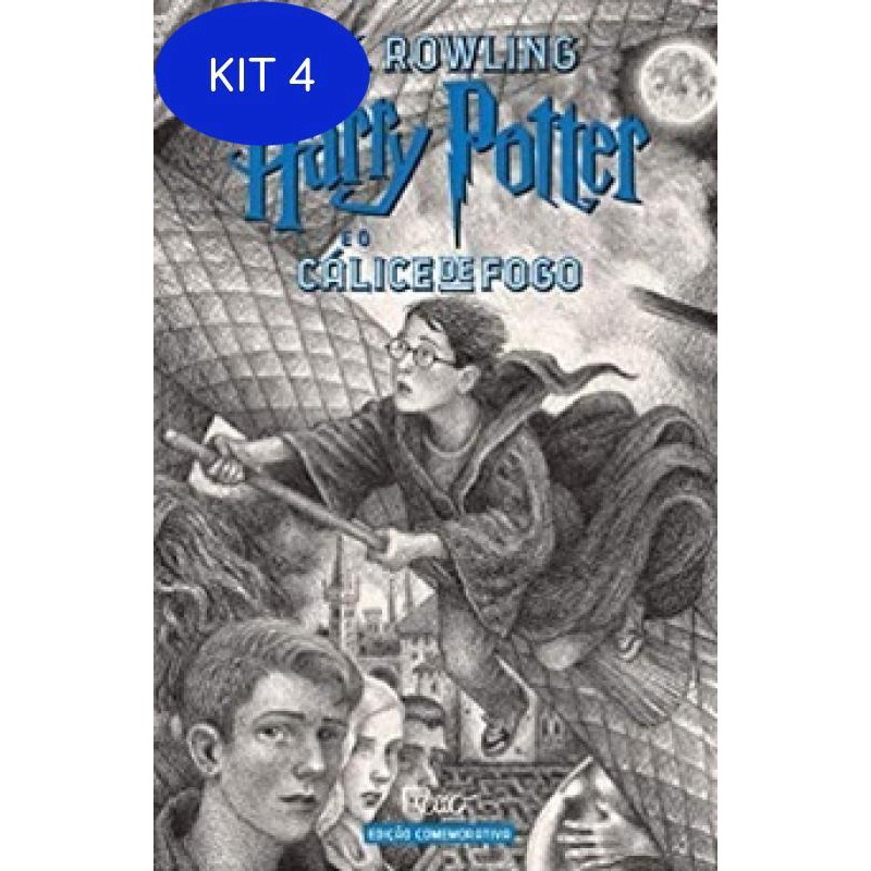 Kit Livro Harry Potter E O Calice De Fogo Vol Em Promo O Na