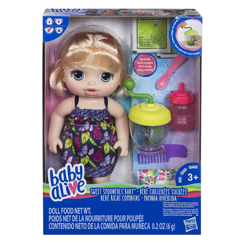 Boneca Baby Alive Papinha Divertida Loira Hasbro No Shoptime