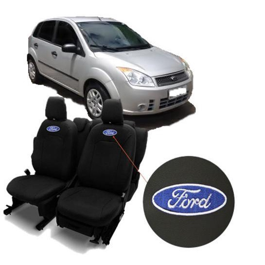 Capas De Bancos Couro Para Ford Fiesta Hatch 2005 No Shoptime