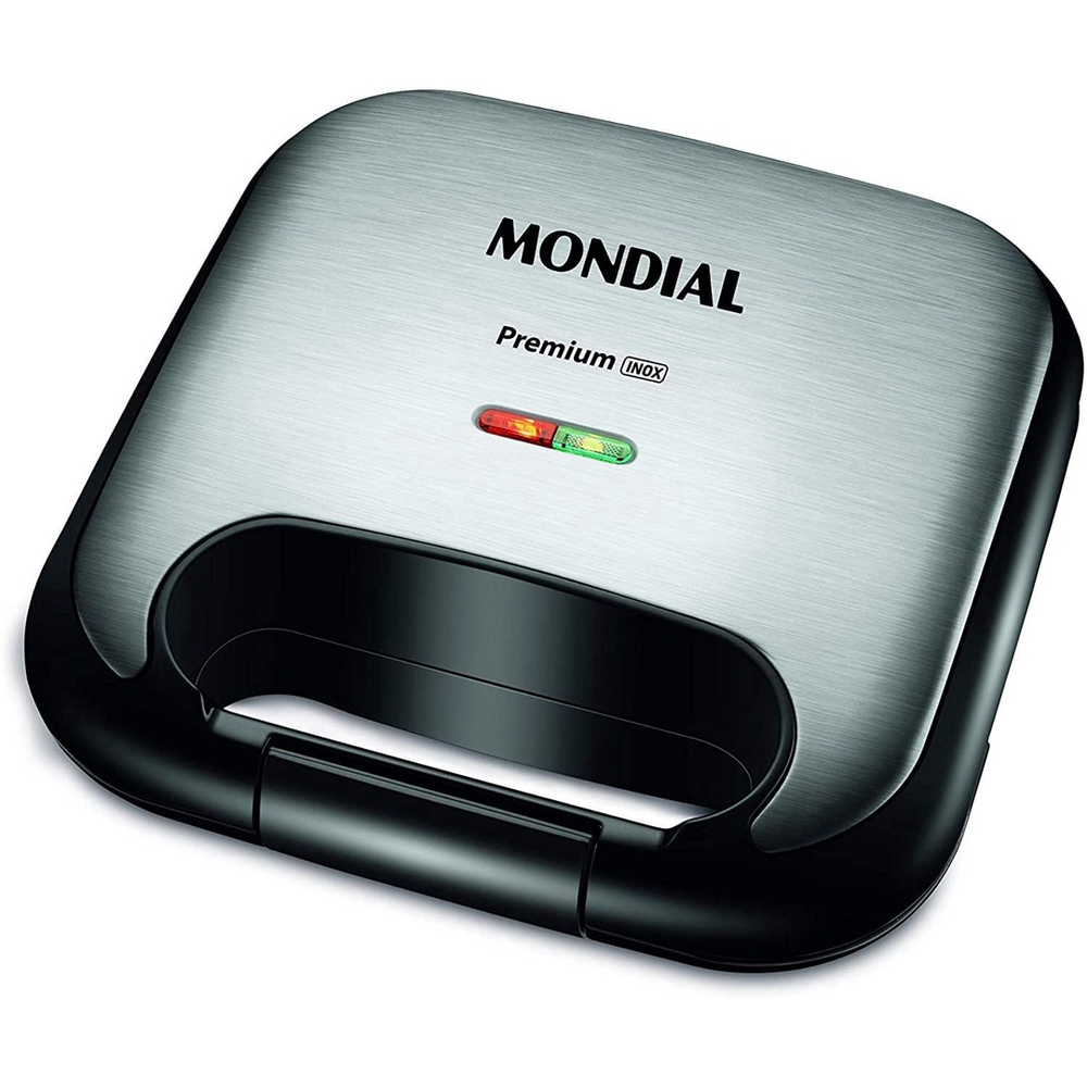 Sanduicheira E Grill Premium Inox Mondial V No Shoptime