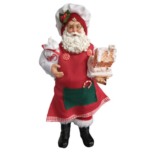 Boneco Papai Noel Colecionáveis Confeiteiro 27 Cm Submarino