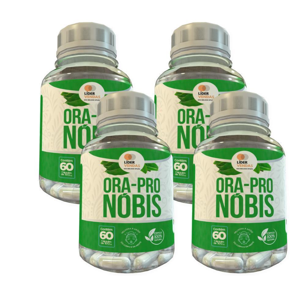 Ora Pró Nobis 60 Caps 500Mg Kit 4 Potes Submarino