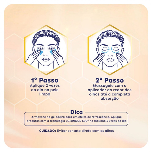 Creme Para Rea Dos Olhos Luminous Cellular Nivea Ml Em Promo O