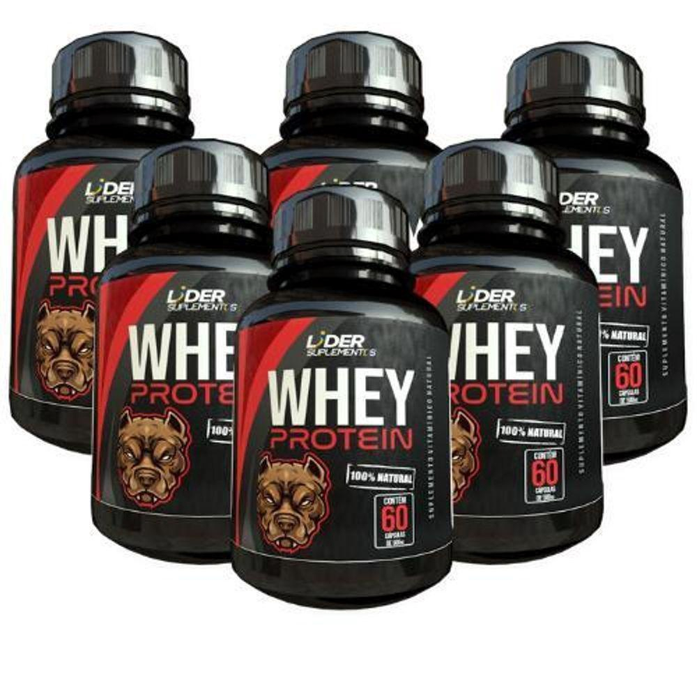 Whey Protein C Psulas De Mg Kit Potes Submarino