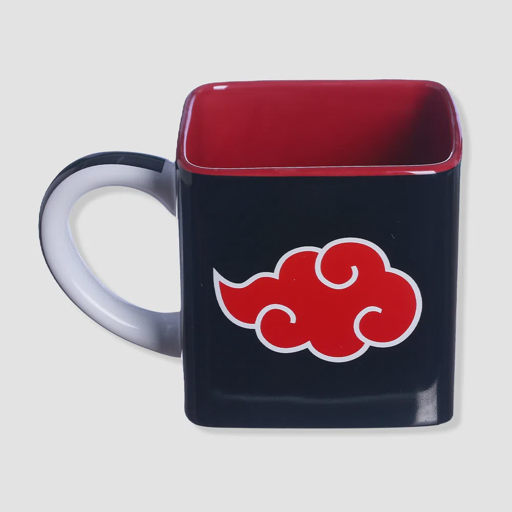 Caneca Cubo Itachi Uchiha Akatsuki Naruto Anime Manga Nuvem Submarino