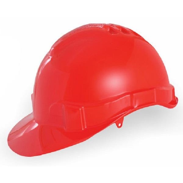 Capacete De Seguran A Epi Modelo Genesis Profissional Vermelho Ca