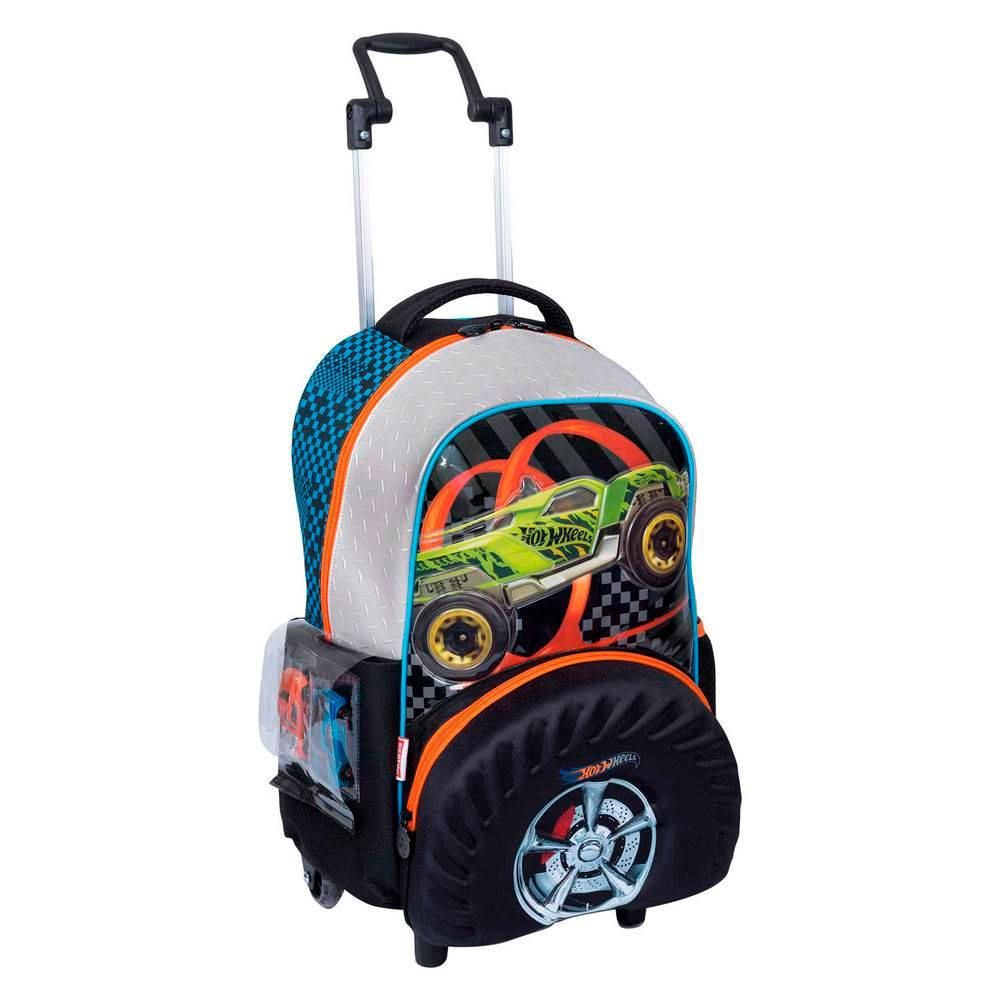 Mochila De Rodinhas Grande Hot Wheels Z Sestini Submarino