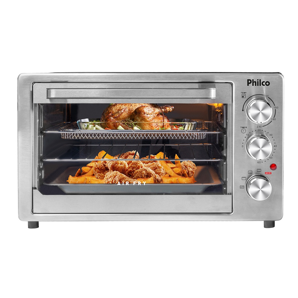 Forno El Trico Air Fry Em Philco Pfe I Inox V Em Promo O Na