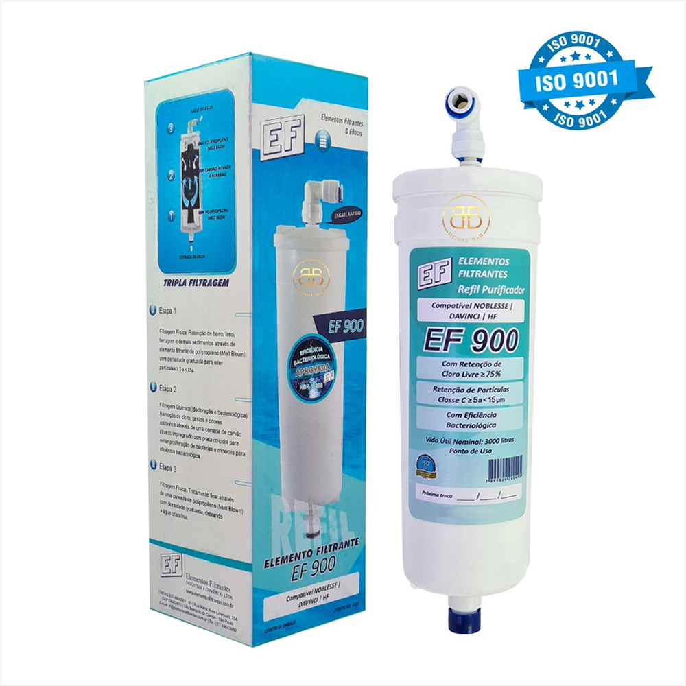 Refil Filtro Purificador Europa Plus Da Vinci Davinci Ice Hf Submarino