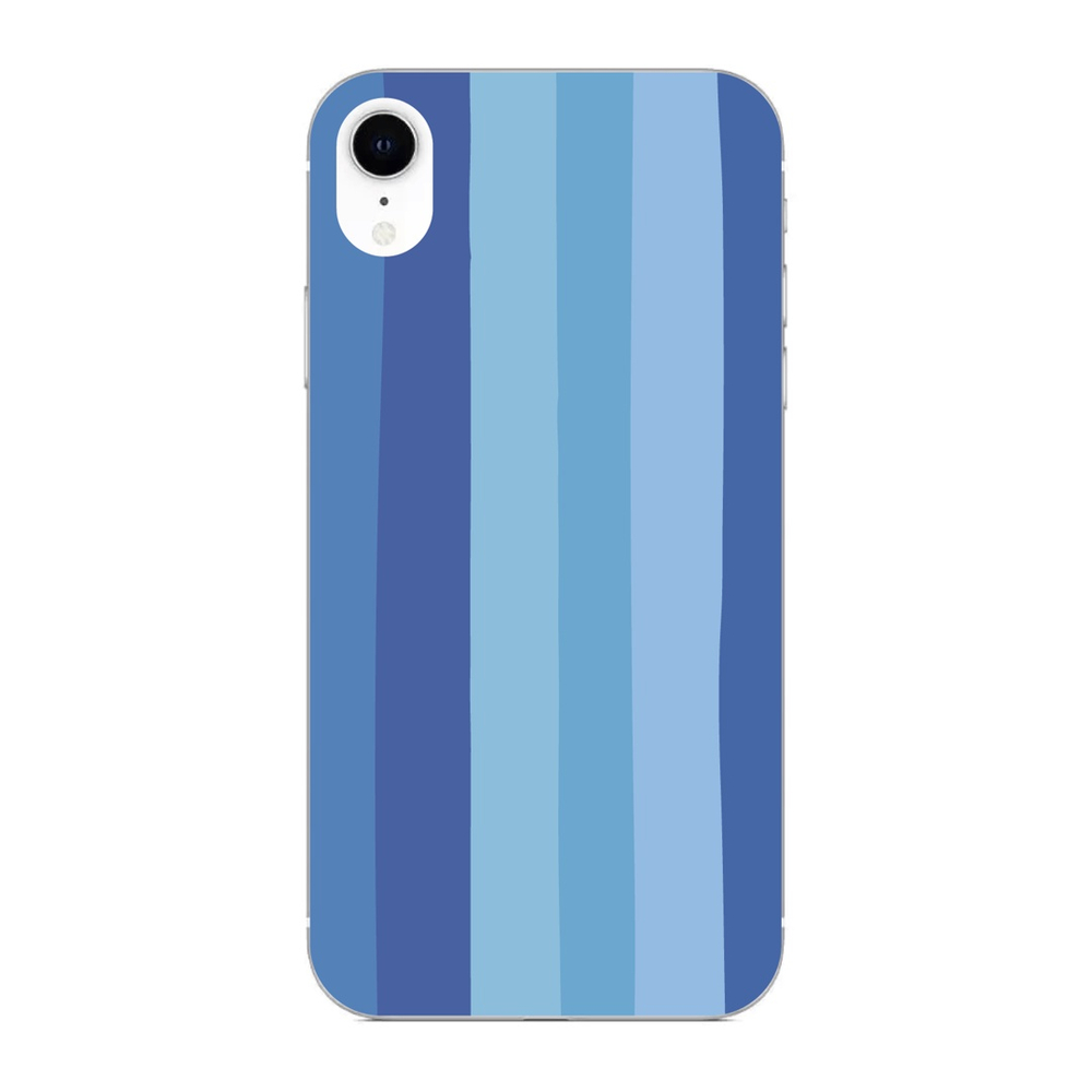 Capa Case Capinha Apple Iphone Xr Arco Iris Azul Submarino