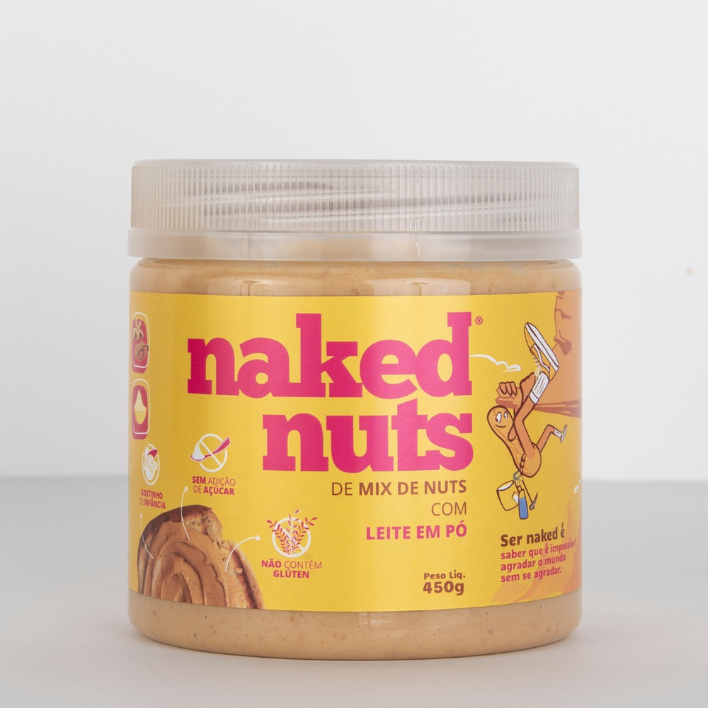 Pasta De Mix De Natus Leite Em P G Naked Nuts Submarino