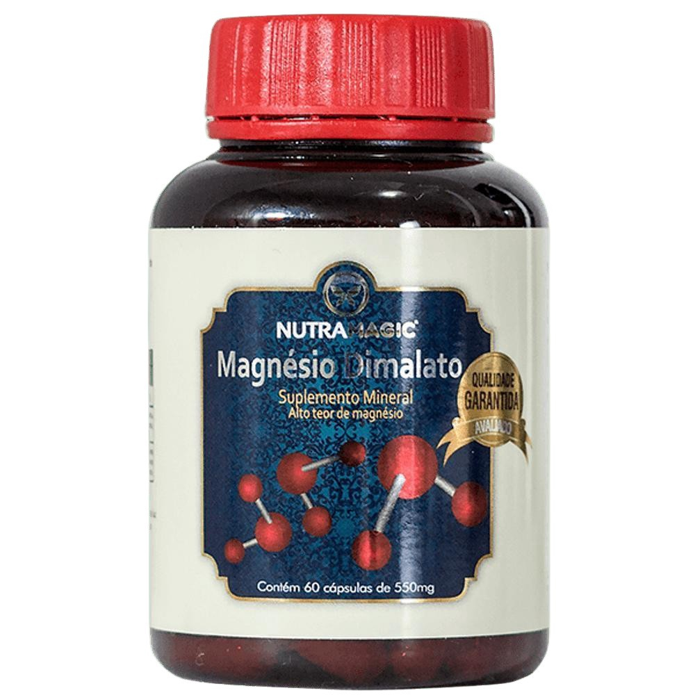 Suplemento Em Cápsulas Nutramagic Magnésio Dimalato Kit 2Un no Shoptime