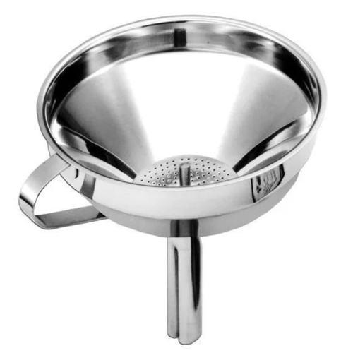 Funil peneira coador de cozinha aço inox em Promoção na Americanas