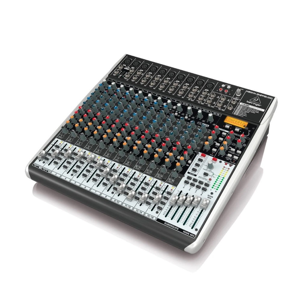 Mesa De Som Behringer Xenyx Qx Usb Mixer Canais No Shoptime