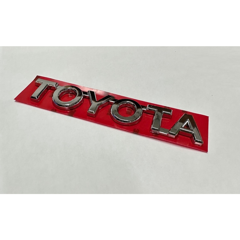 Emblema Toyota Cromado Tras Corolla 2009 2014 No Shoptime