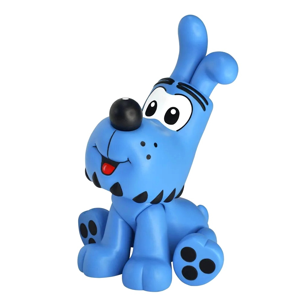 Boneco Bidu Cachorro Azul Vinil Articulado Turma Da Mônica Submarino