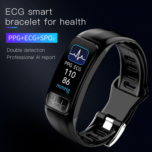 P Ecg Ppg Spo Inteligente Pulseira Sua Sa De Steward Fitness Tracker