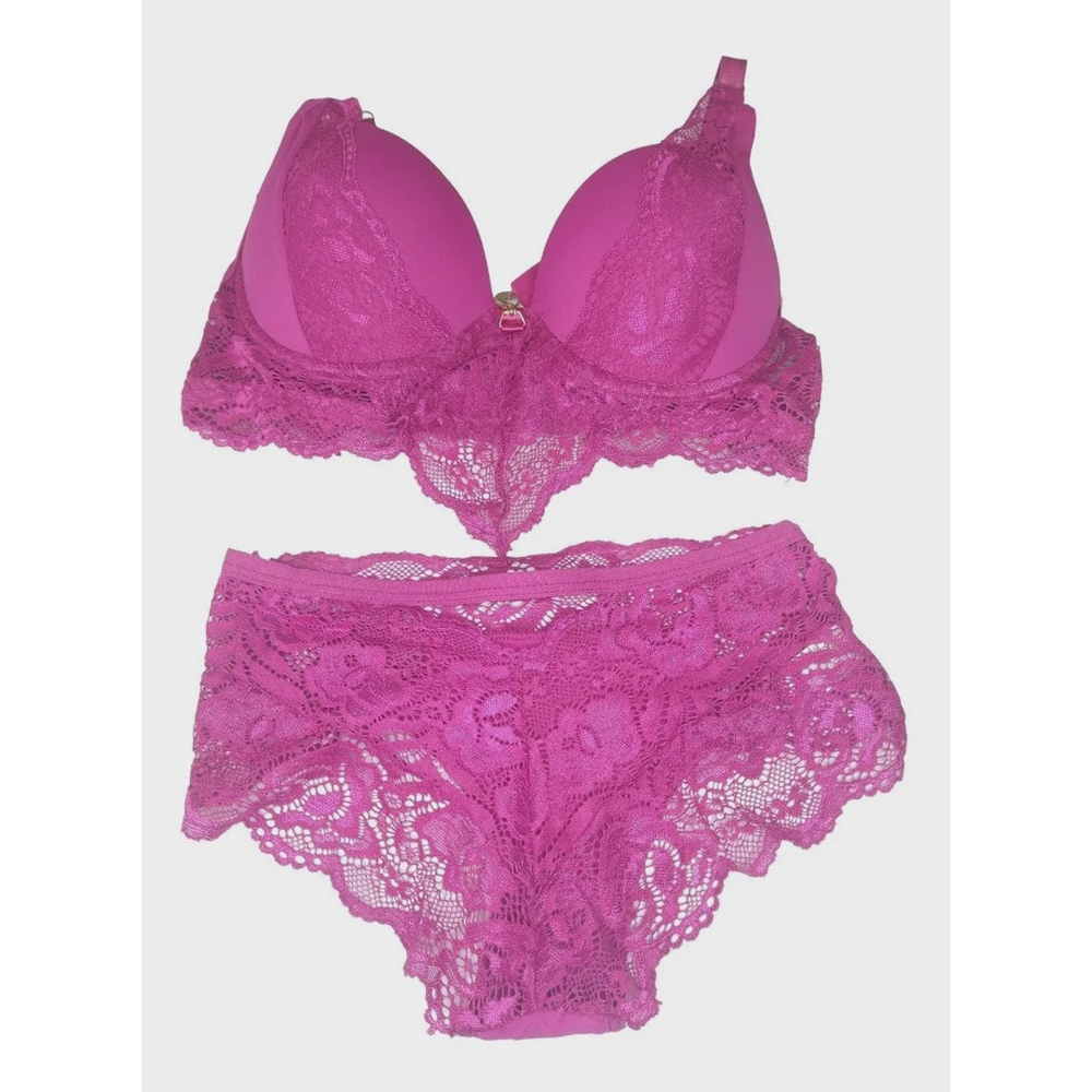 2 Conjunto Lingerie Luxo Sensual Trabalhado Em Renda em Promoção