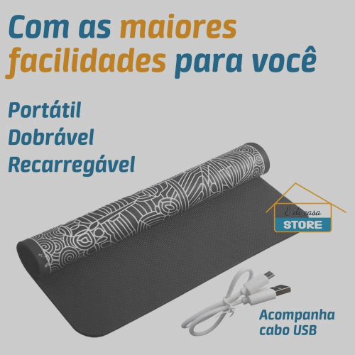 Massageador Para P S Pernas Ems Magn Tico Relaxante Pro Tapete No Shoptime