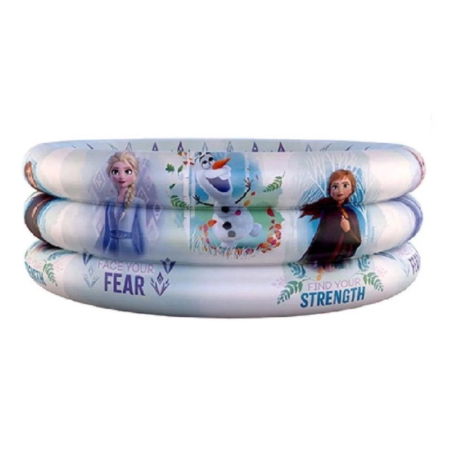 Piscina Infl Vel Redonda Frozen Disney Litros Etitoys Em Promo O