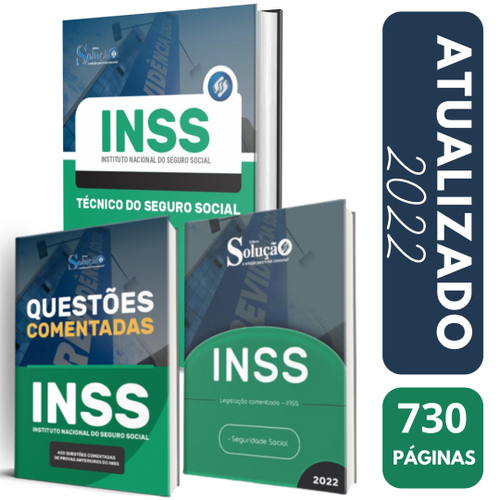 Combo Apostila Questões Gabaritadas Legislação inss Técnico do