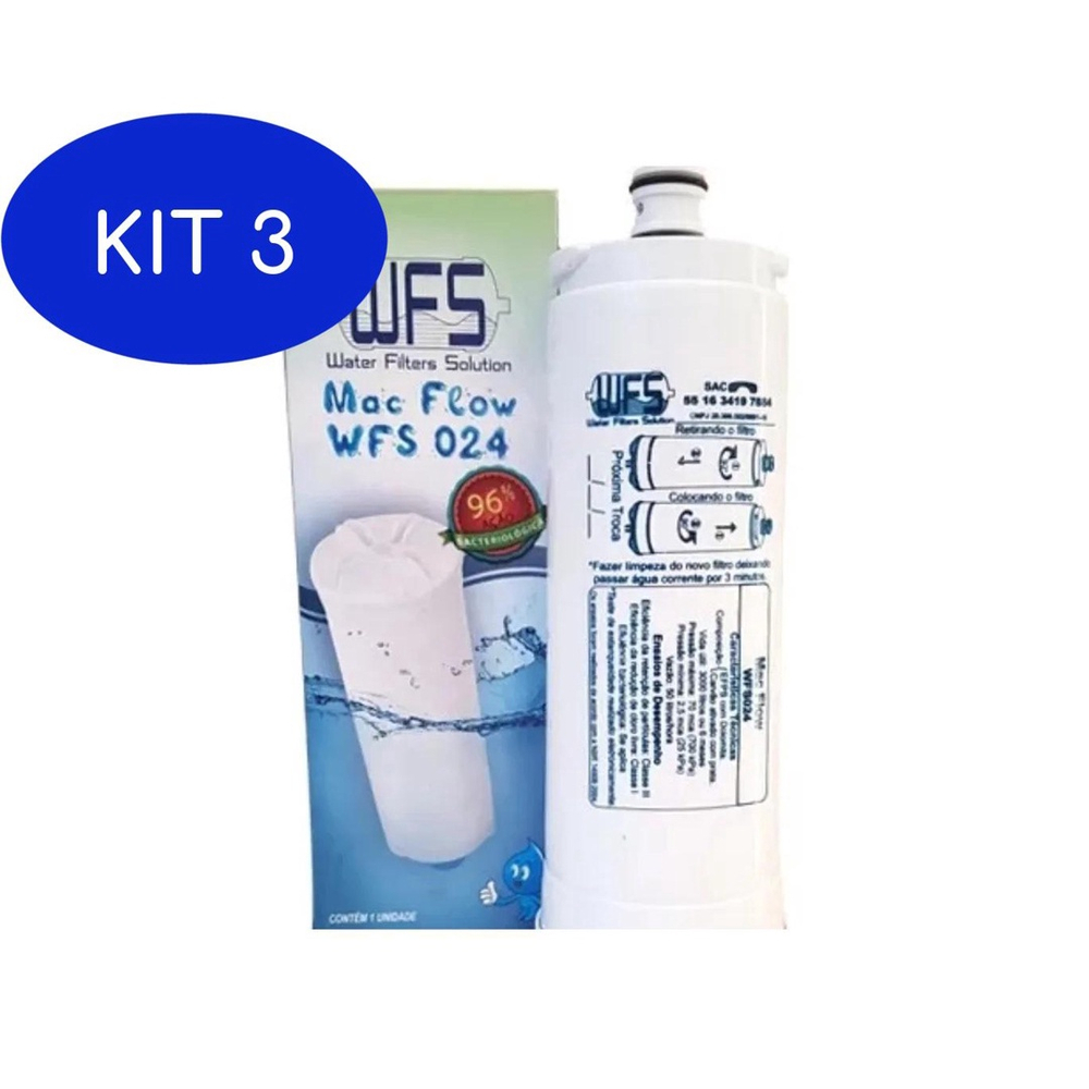 Kit Refil Filtro Para Purificadores Newmaq Newup Wfs No Shoptime