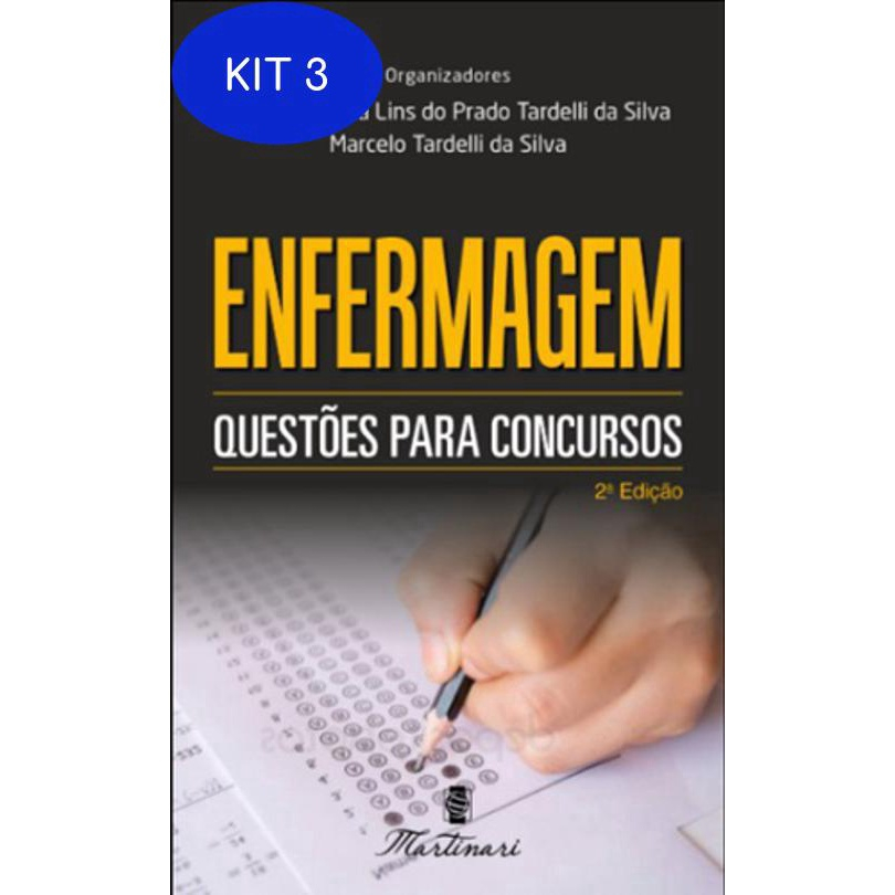 Kit Livro Enfermagem Quest Es Para Concursos Edi O Submarino