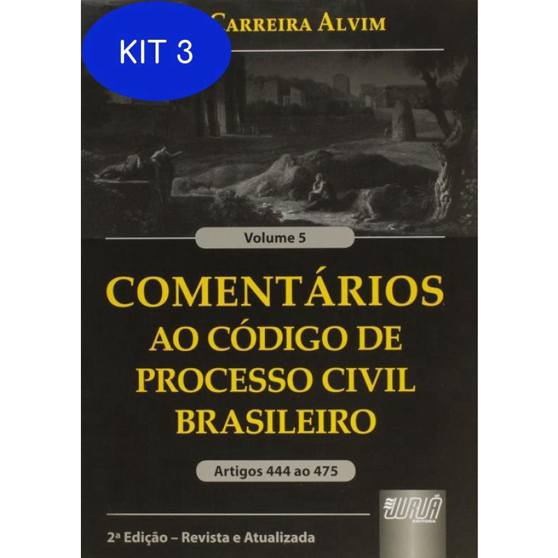 Kit Livro Coment Rios Ao C Digo Processo Civil Brasileiro Submarino