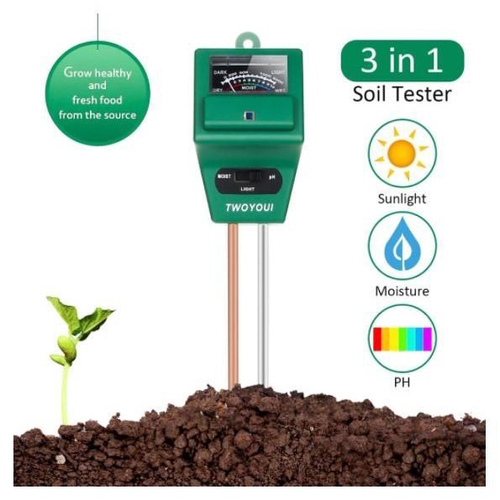 Medidor De Ph Solo Umidade E Luminosidade Plantas Hidroponia Em