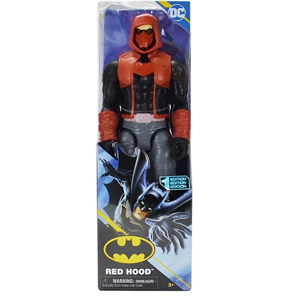 Figura De A O Red Hood Cm Boneco Capuz Vermelho Articulado Dc Batman