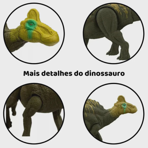 Dinossauro Boneco Edmontossauro Figura Jurassic World Mattel Em