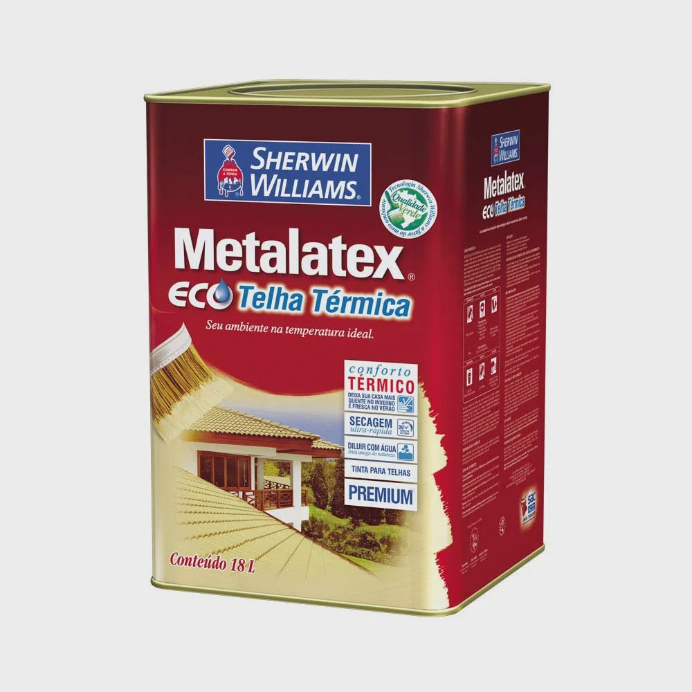 Tinta Sherwin Williams Metalatex Eco Telha T Rmica Champagne Litros