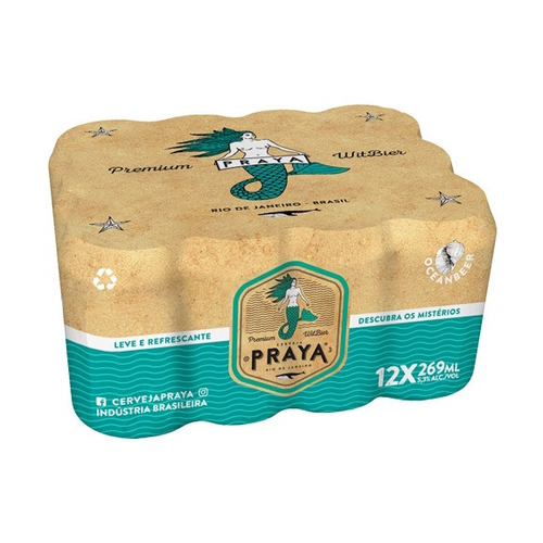 Cerveja Witbier Praya Lata 269ml Pack 12 Unidades Submarino