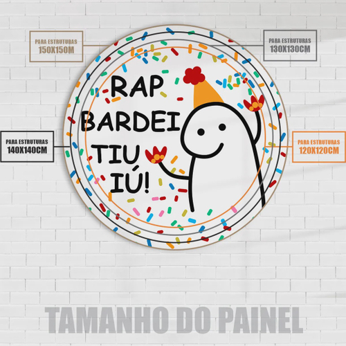 Painel Redondo Em Tecido Para Festa Anivers Rio Veste F Cil Flork