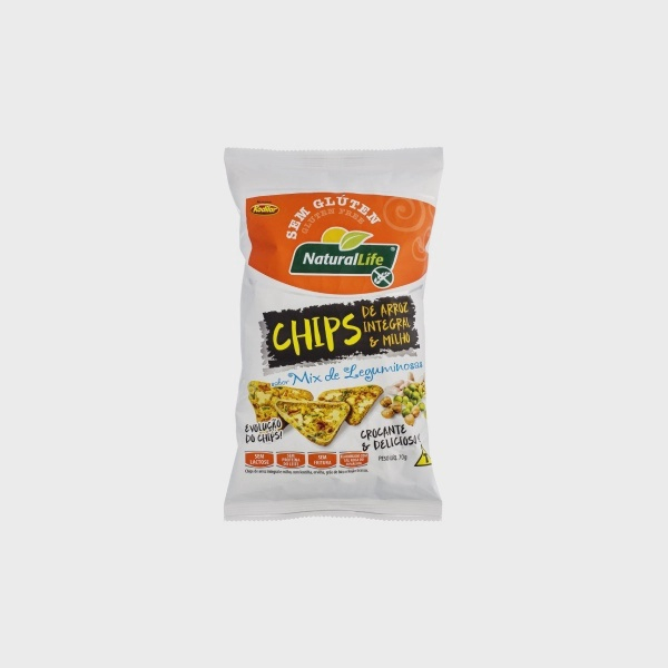 Chips Arroz Integral Milho Mix Leguminosas Natural Life G Submarino