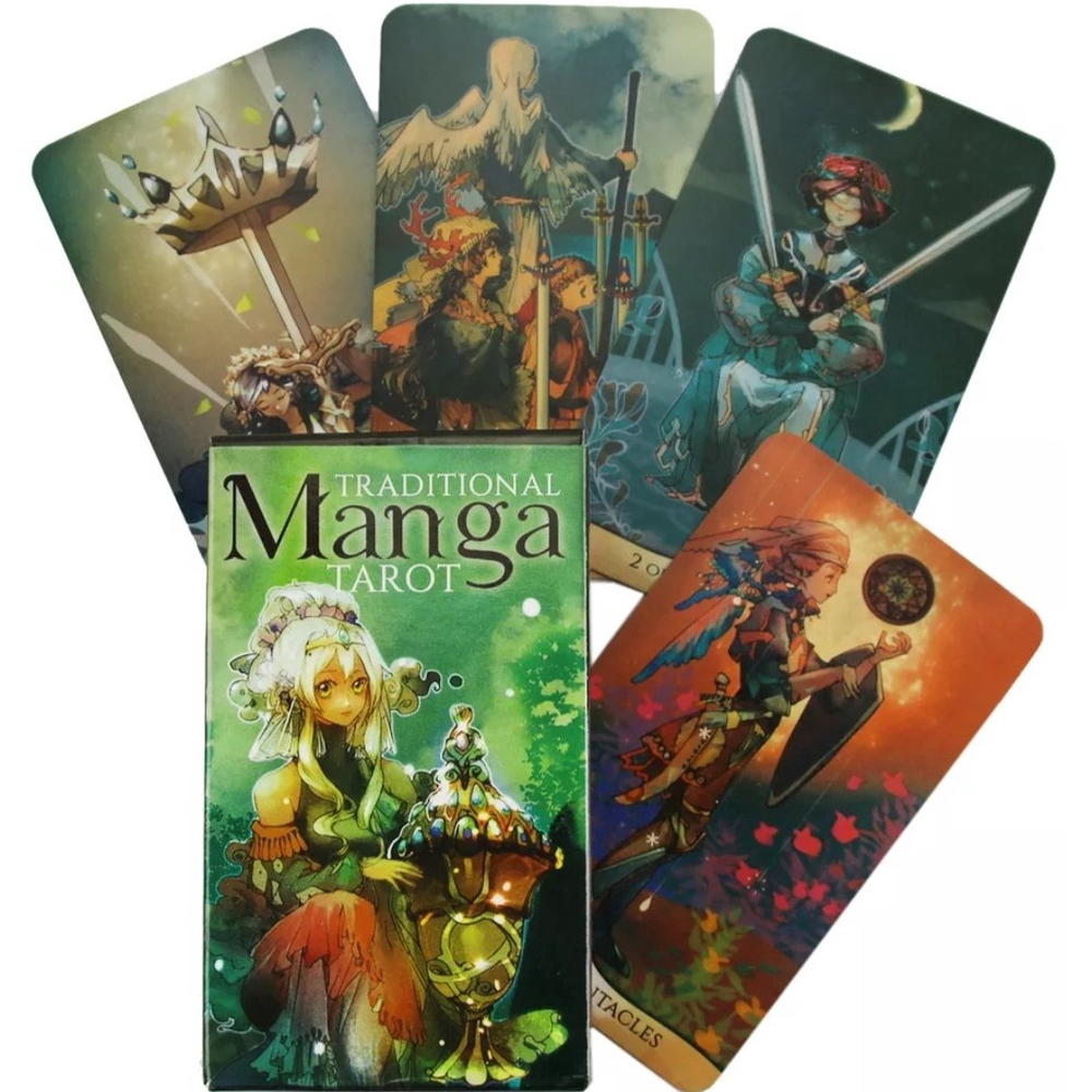 Traditional Manga Tarot Deck Tar De Manga Tradicional Baralho De