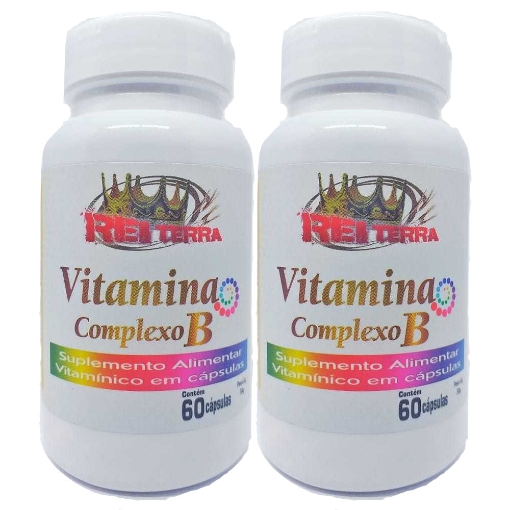 Kit Vitamina Complexo B Acido Folico C Psulas Rei Terra Em