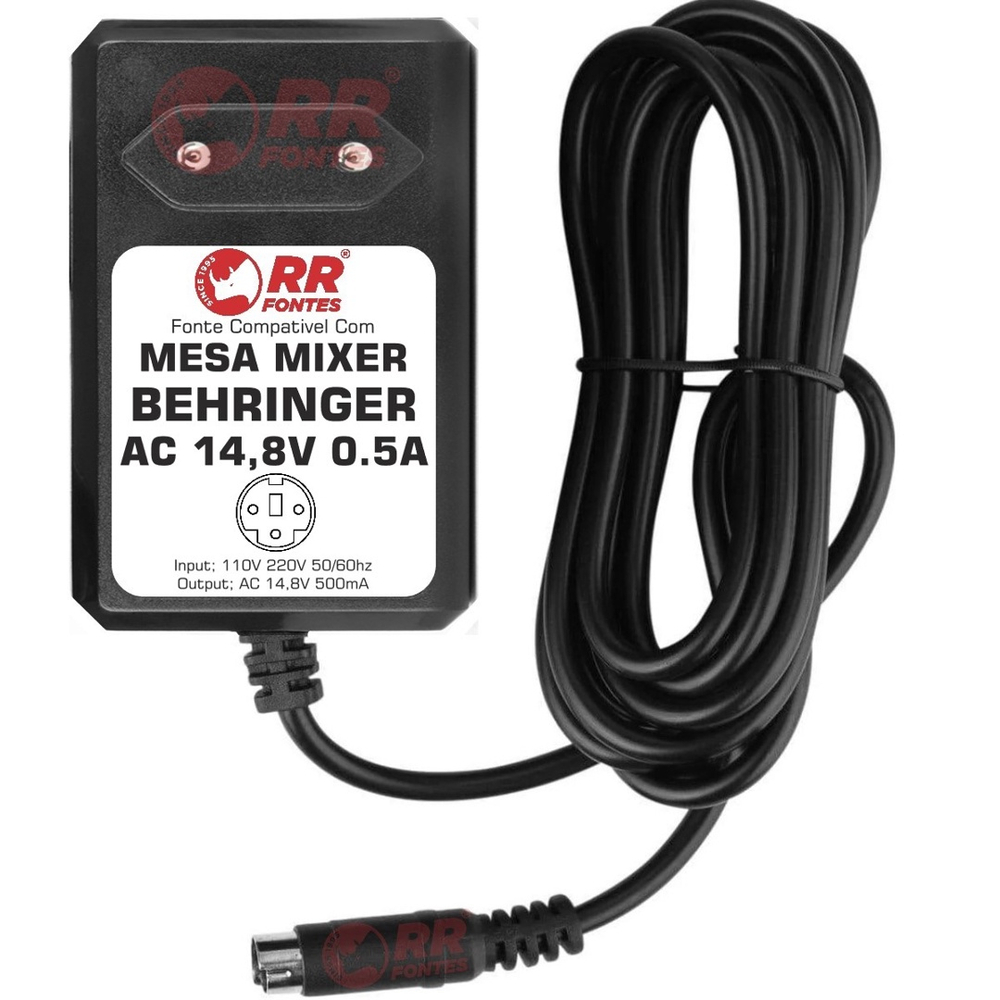 Fonte Ac V A Para Mixer Behringer Mxul Psu Ul Submarino