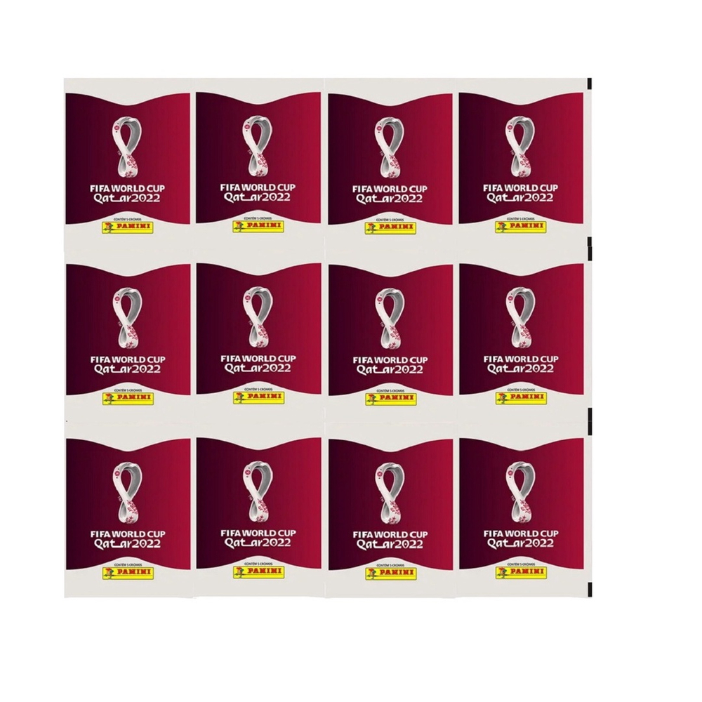 Kit 50 figurinhas Copa 2022 do Qatar são 10 envelopes Copa do Mundo