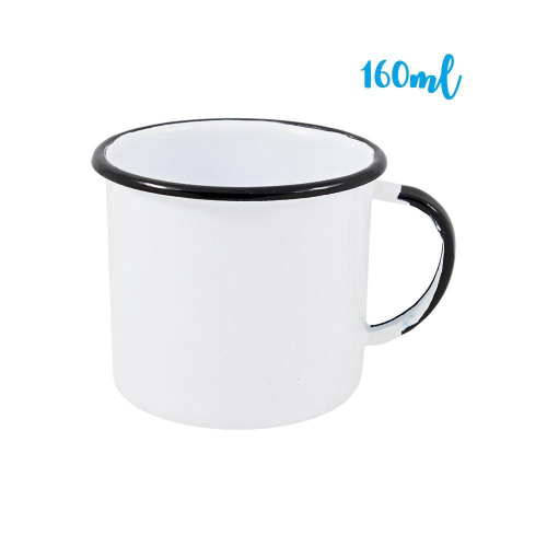 Conjunto 6 Caneca Xícara Esmaltada Ágata 160Ml Ewel Café Chá no Shoptime